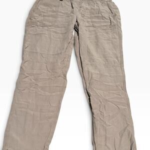 Maurices Plus Cargo Pants 16W Tan Brown Utility Stretch